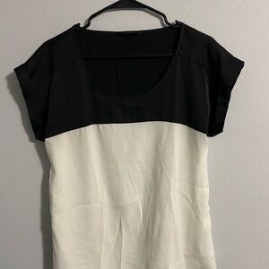 Express Black and Cream Blouse